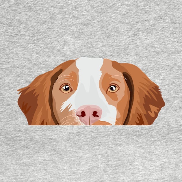 Brittany Spaniel nose by quirkyandkind